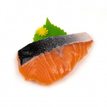 Frozen Salmon Fillet Slant Cut Skin On 150gm+-